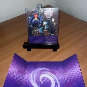 Cynthias Garchomp EX Premium Collection Acrylic Figures/Backdrop Destined Rivals